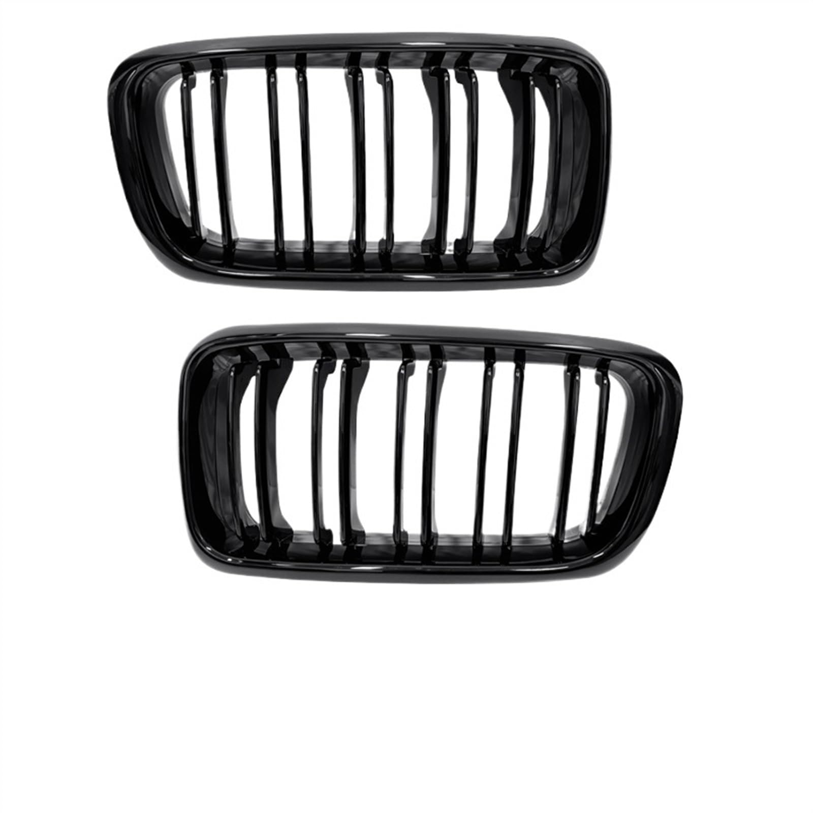 VNABIA Kompatibel Mit 7er E38 1994 1995 1996 1997 1998 1999 2000 2001 Auto Einzel- Und Doppellamellen-Frontnierengrill Frontstoßstangengrill Kühlergrill Doppelsteg(Dual Slat) von VNABIA