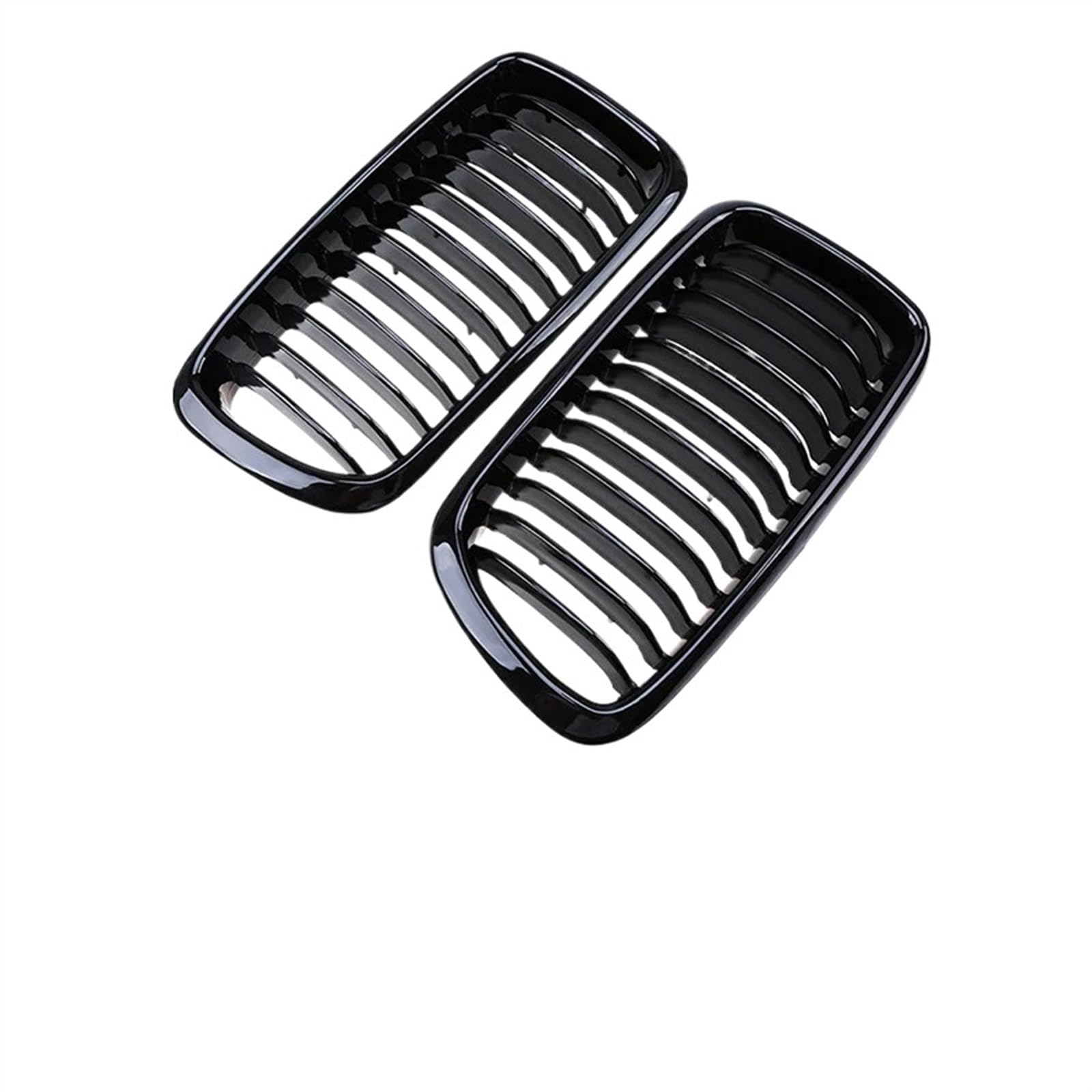 VNABIA Kompatibel Mit 7er E38 1994 1995 1996 1997 1998 1999 2000 2001 Auto Einzel- Und Doppellamellen-Frontnierengrill Frontstoßstangengrill Kühlergrill Doppelsteg(Single Slat) von VNABIA