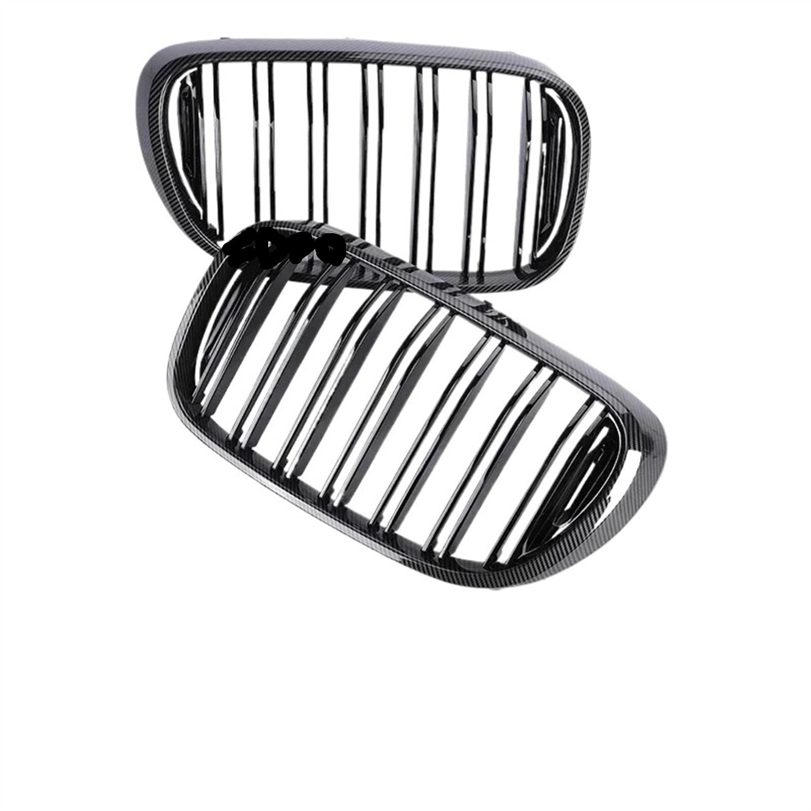 VNABIA Kompatibel Mit 7er G11 G12 2015 2016 2017 2018 2019 Auto Untere Ansaugung Frontstoßstange Nieren-Refting-Grill Renngitter Teile Kühlergrill Doppelsteg(Dual Carbon Look) von VNABIA