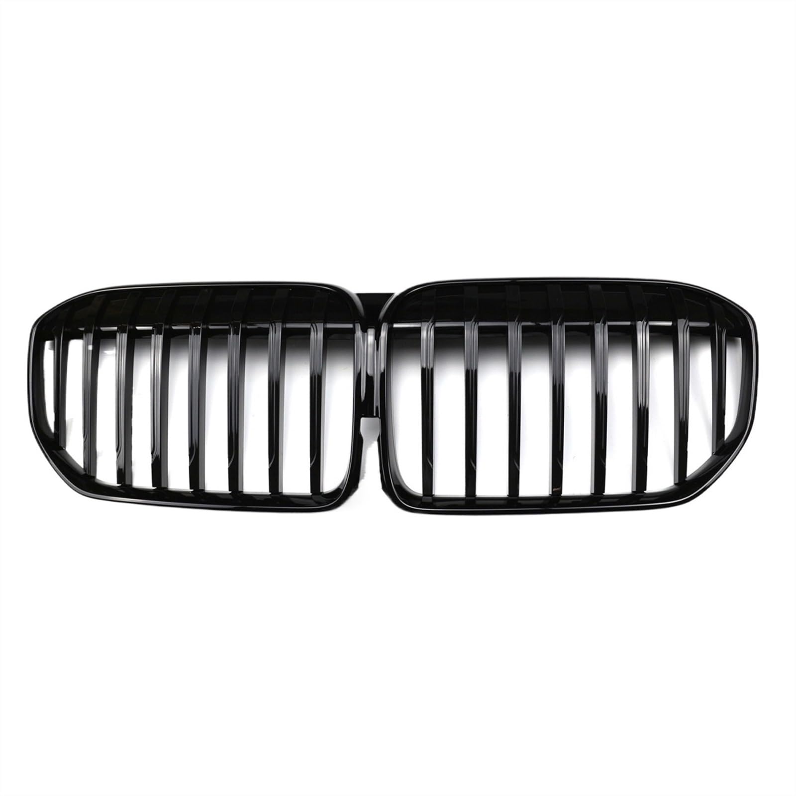 VNABIA Kompatibel Mit 7er G11 G12 730i 740i 750i 740e 730d 2020 2021 2022 Auto Glänzend Schwarz Frontstoßstange Nierengrill Haube Renngrills Kühlergrill Doppelsteg(1-Slat) von VNABIA