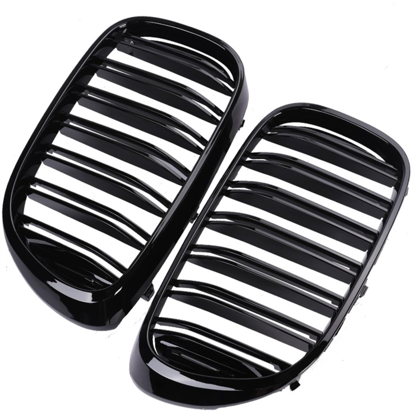 VNABIA Kompatibel Mit 7er G11 G12 740e 740i 750Li 750i Für XDrive 740i 750Li 750i 2015–2019. Frontstoßstange, Niere, Einzelne Doppellatte Kühlergrill Doppelsteg(Dual Gloss Black) von VNABIA