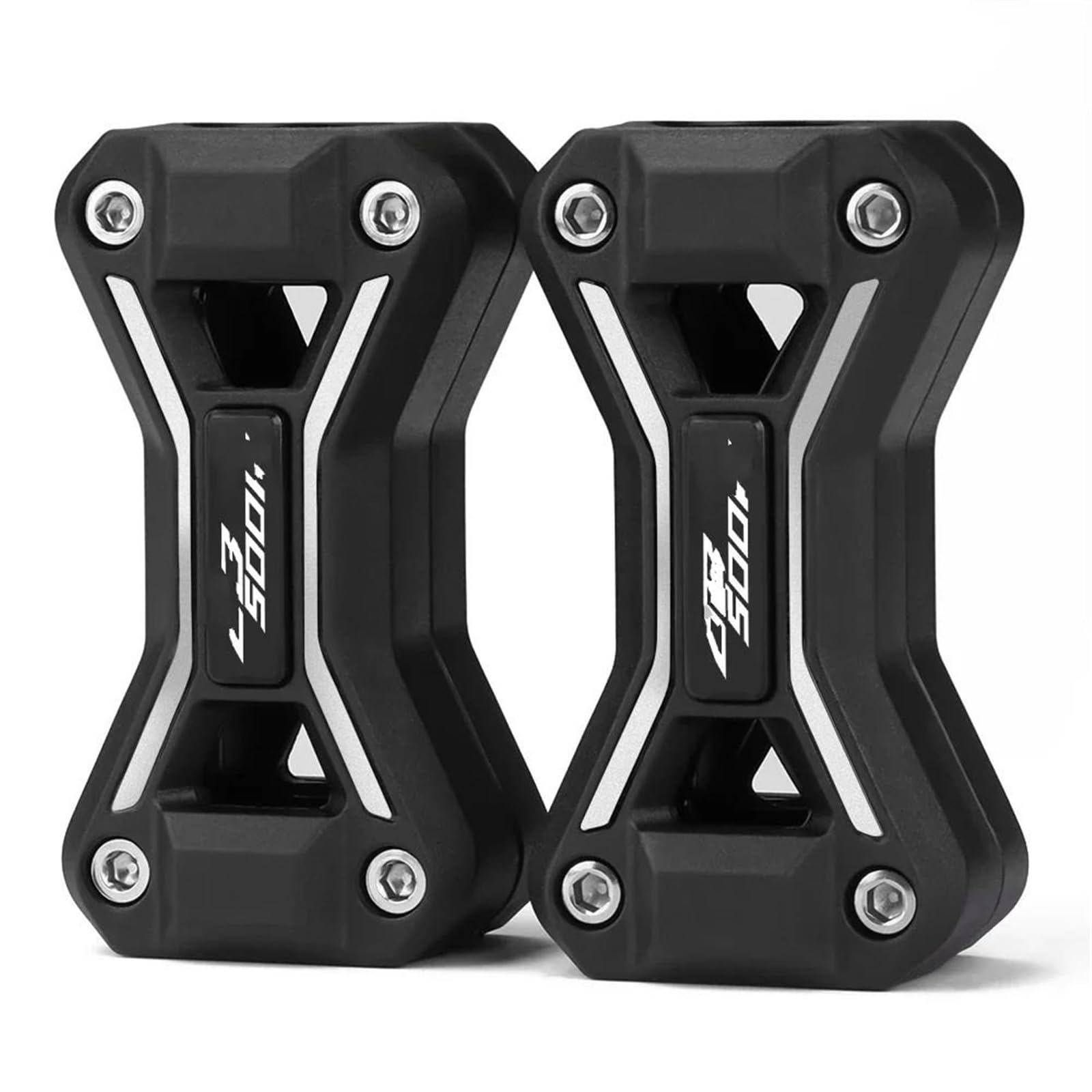 VNABIA Kompatibel Mit CB500F Für CB500X 2013-2022 Motorrad-Motorschutzschutz Stoßstange Dekorativer Block Zubehör 22/25/28 Mm Motorrad Schutzblock(Blake) von VNABIA