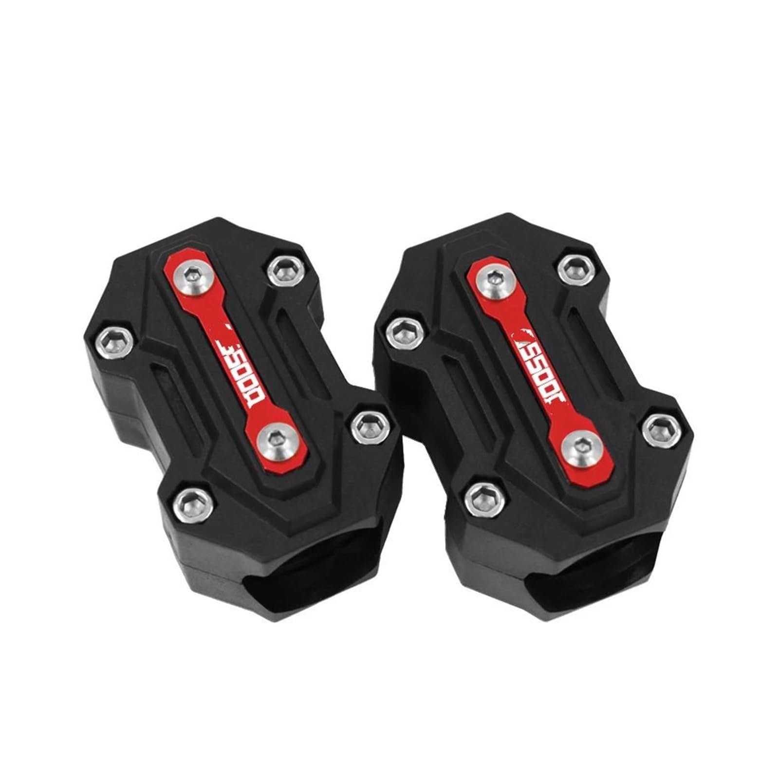 VNABIA Kompatibel Mit CB500X 2013 2014 2015 2016 2017 2018 2019 2020 2021 2022 2023 Motorrad-Motor-Crash-Bar-Schutz Stoßstange Dekorativer Schutzblock Motorrad Schutzblock(Red) von VNABIA