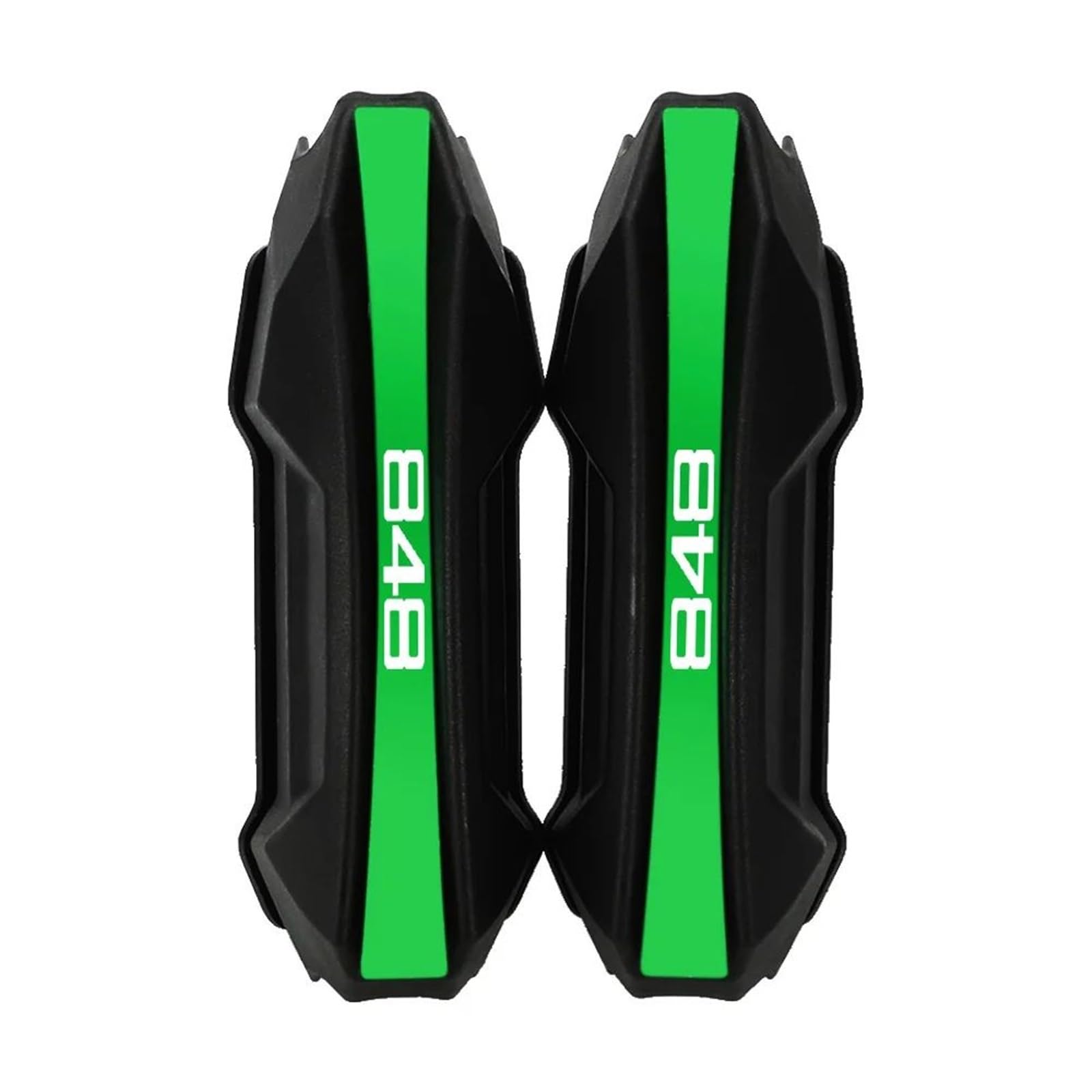 VNABIA Kompatibel Mit Ducati Für 848 Für Evo 2007-2013 Für Streetfighte 848 2012-2015 Motorrad-Motorschutzschutz Stoßstange Dekorativer Block Crash Bar Motorrad Schutzblock(Green) von VNABIA