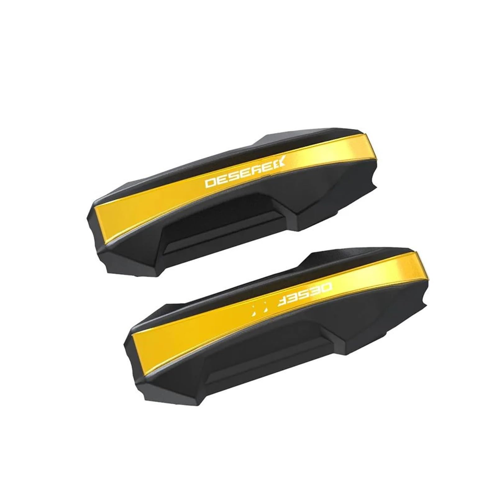 VNABIA Kompatibel Mit Ducati Für Desert X 2022 2023 Motorrad-Stoßstangen-Motor-Crash-Bar-Blockschutz Motor-Accessries-Teile 25 Mm Motorrad Schutzblock(Yellow) von VNABIA