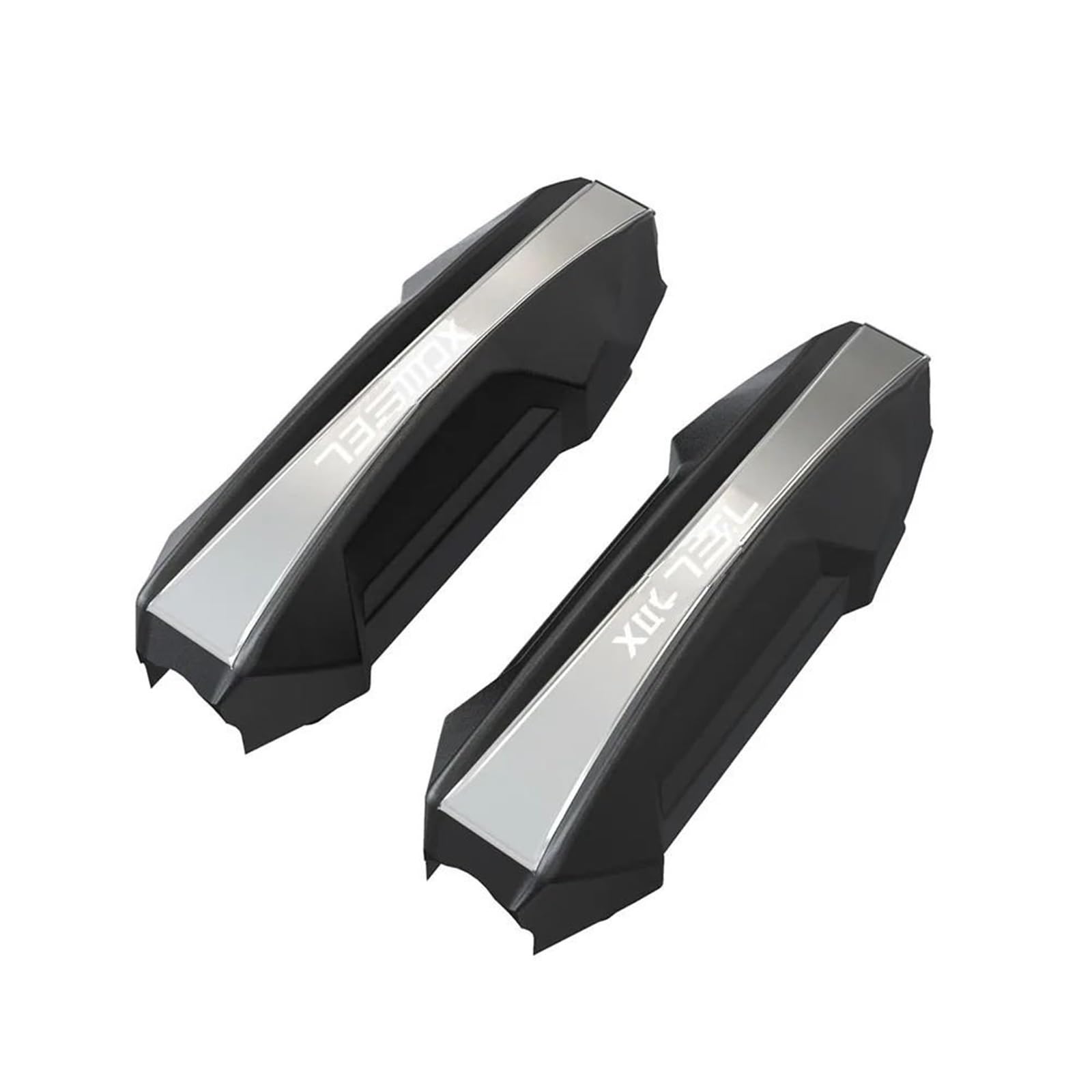 VNABIA Kompatibel Mit Ducati Für Diavel Für Xdiavel S Für Diavel 1260 1200 2011-2015 Motorrad-Stoßstangen-Motor-Crash-Bar-Block-Schutzvorrichtungen 25 Mm Motorrad Schutzblock(Silver) von VNABIA
