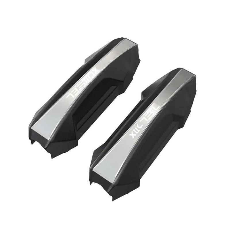VNABIA Kompatibel Mit Ducati Für Diavel Für Xdiavel S Für Diavel 1260 1200 2011-2015 Motorrad-Stoßstangen-Motor-Crash-Bar-Block-Schutzvorrichtungen 25 Mm Motorrad Schutzblock(Silver) von VNABIA