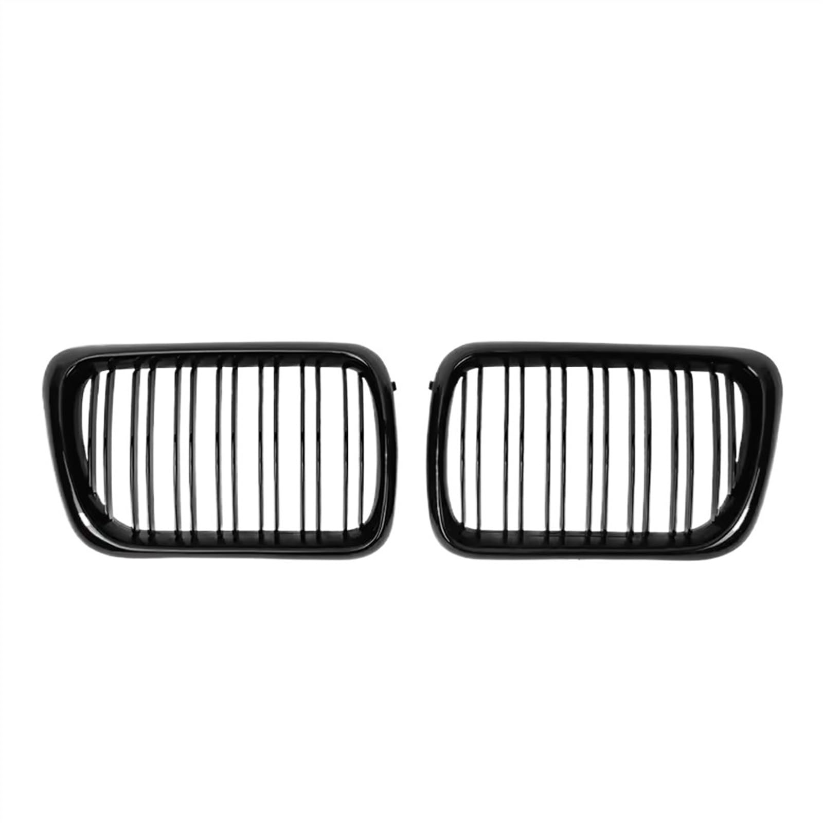 VNABIA Kompatibel Mit E36 LCI M3 1996 1997 1998 1999 Double Line Style Auto Front Racing Doppelnierengitter Obergitter Kühlergrill Doppelsteg(Double-Glossy Black) von VNABIA