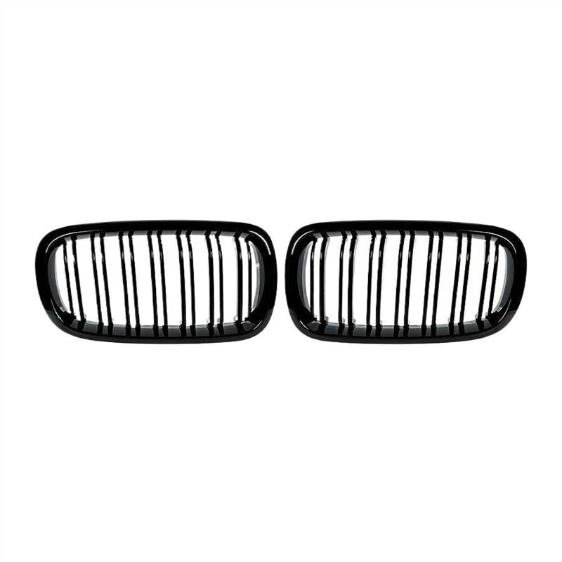 VNABIA Kompatibel Mit F15 X5 F16 X6 2014 2015 2016 2017 2018 Glänzend Schwarz Frontstoßstange Nierengrill Racing Dual Grill Ersatzteil Kühlergrill Doppelsteg von VNABIA