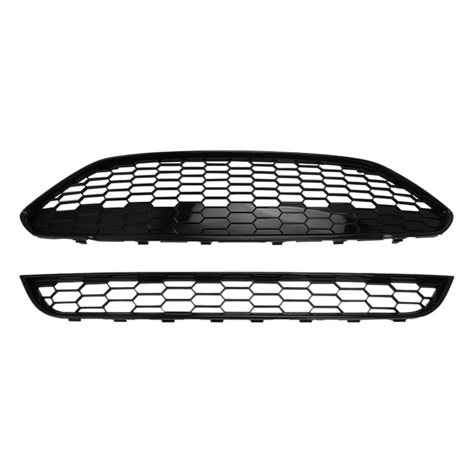 VNABIA Kompatibel Mit Ford Für Fiesta Für Zetec-S MK7 JA8 2013 2014 2015 2016 2017 Front Racing Grills Sporty Grille Grill Abdeckung OEM: 1778260 Kühlergrill Doppelsteg(1 Set) von VNABIA