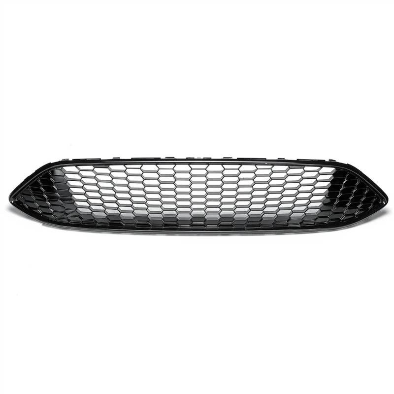 VNABIA Kompatibel Mit Ford Für Focus Für MK3 ST LINE ZETEC S 2015 2016 2017 Honeycomb Mesh Frontstoßstange Renngrill Oberer Mittelgrill Panel Grille Kühlergrill Doppelsteg von VNABIA
