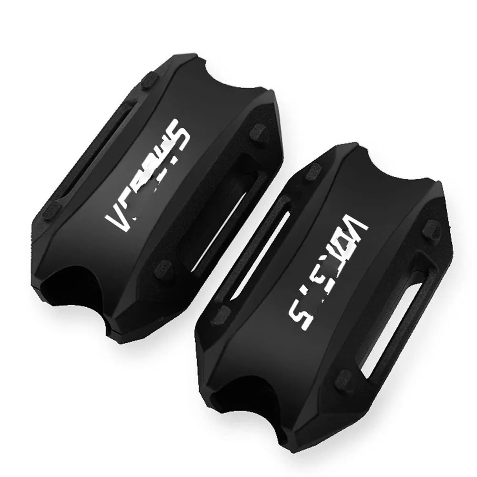VNABIA Kompatibel Mit Für 300 650 1000 2015-2023 Motorrad Stoßstange Crash Protector Block Motor Schutz Dekorative Blöcke 25MM Motorrad Schutzblock(Short Style) von VNABIA