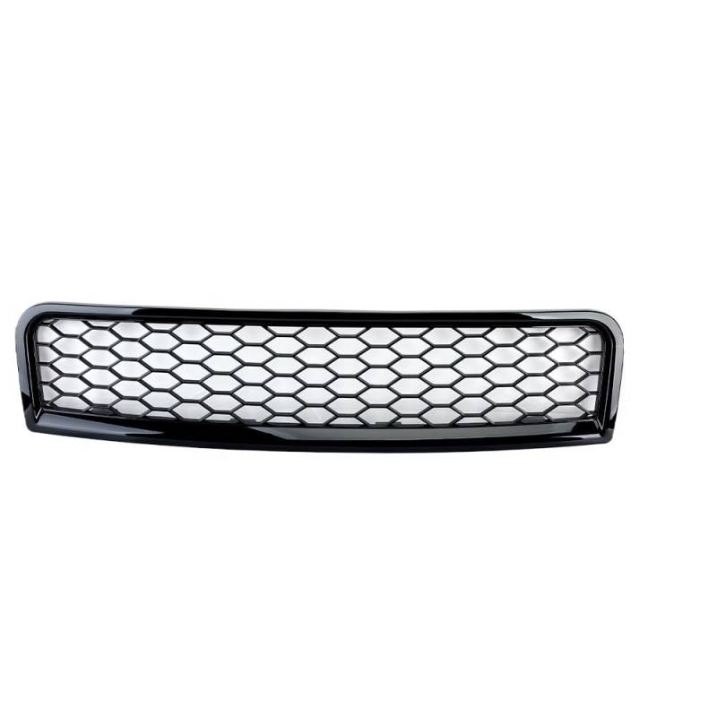 VNABIA Kompatibel Mit Für A4 B6 2001 2002 2003 2004 2005 2006 Auto Vorne Oben Mitte Waben Stoßfänger Mesh Grille Front Kühlergrill Kühlergrill Doppelsteg von VNABIA