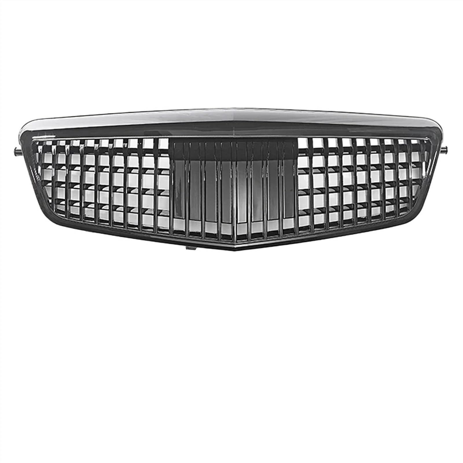 VNABIA Kompatibel Mit Für E-Klasse W212 E250 E300 E350 E500 2010 2011 2012 2013 Auto-Stoßstangengitter Fronteinlassgitter Frontkühlergrill Kühlergrill Doppelsteg(Chrome Black,Maybach) von VNABIA