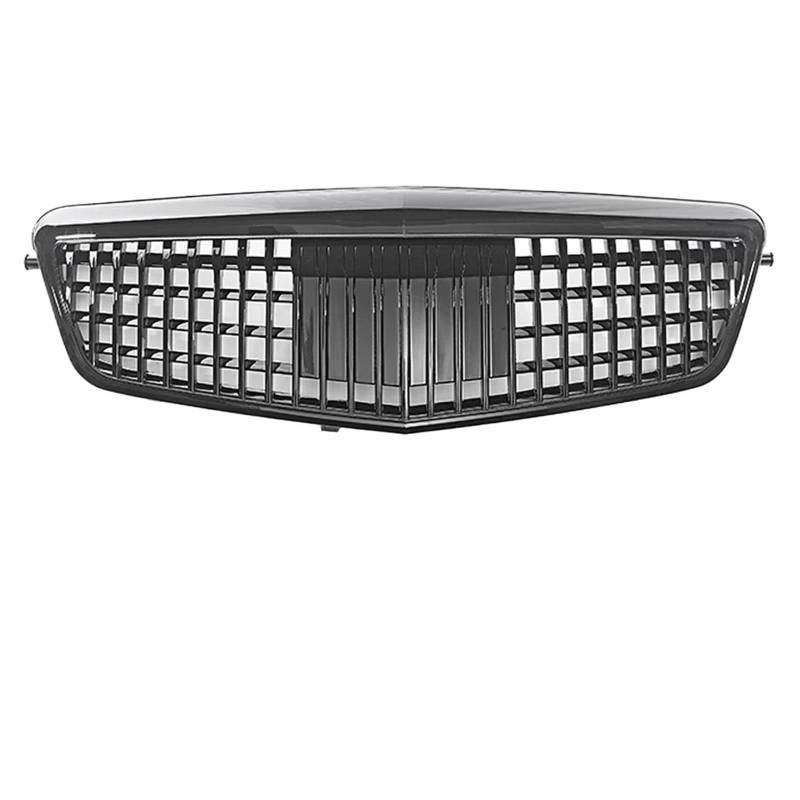 VNABIA Kompatibel Mit Für E-Klasse W212 E250 E300 E350 E500 2010 2011 2012 2013 Auto-Stoßstangengitter Fronteinlassgitter Frontkühlergrill Kühlergrill Doppelsteg(Chrome Black,Maybach) von VNABIA