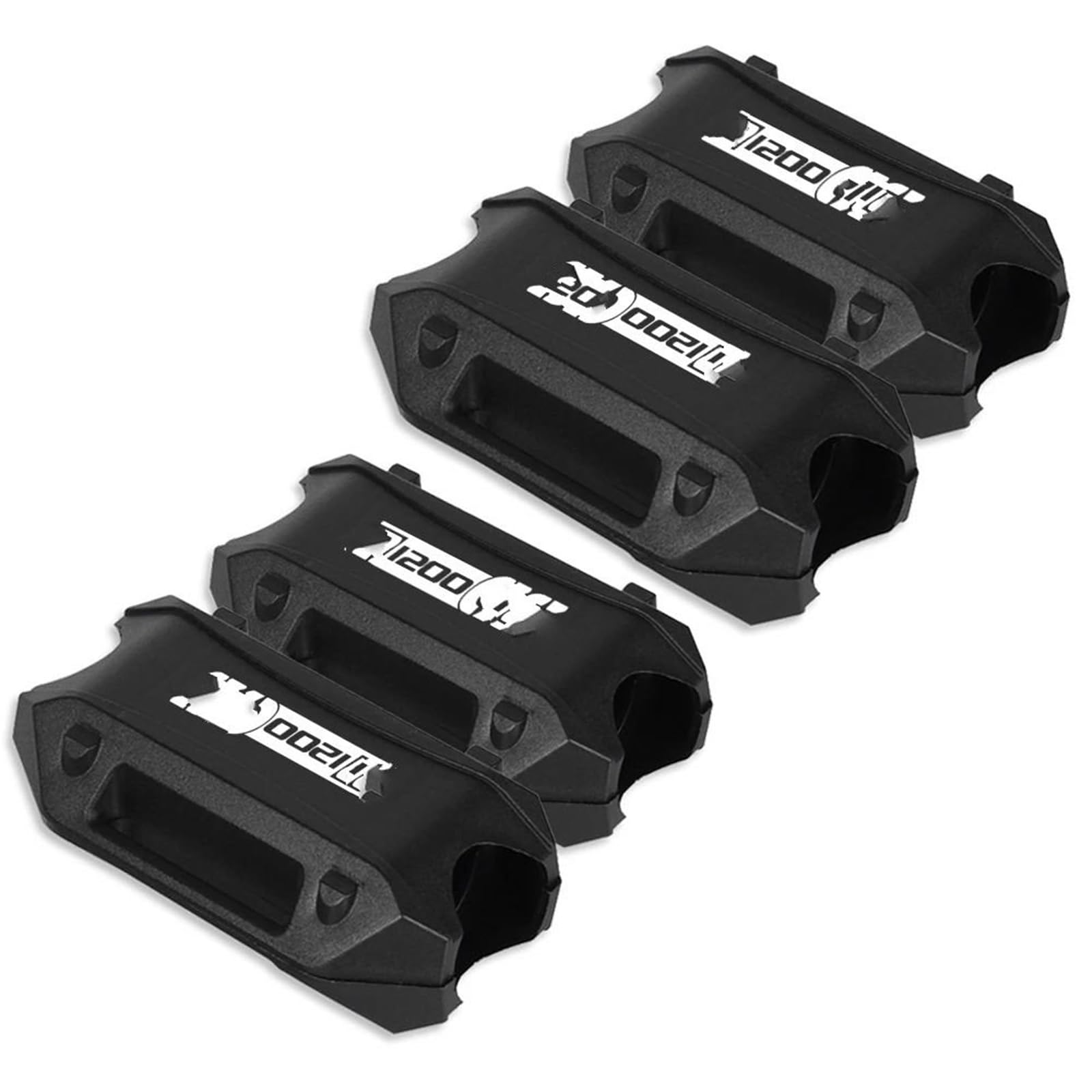 VNABIA Kompatibel Mit Für R1200GS LC Für R1250GS Für F800GS Für F850GS Motorrad-Sturzbügel, Stoßstange, Motorschutz, Schutz, Dekorative Blöcke, 25 Mm Motorrad Schutzblock(G) von VNABIA