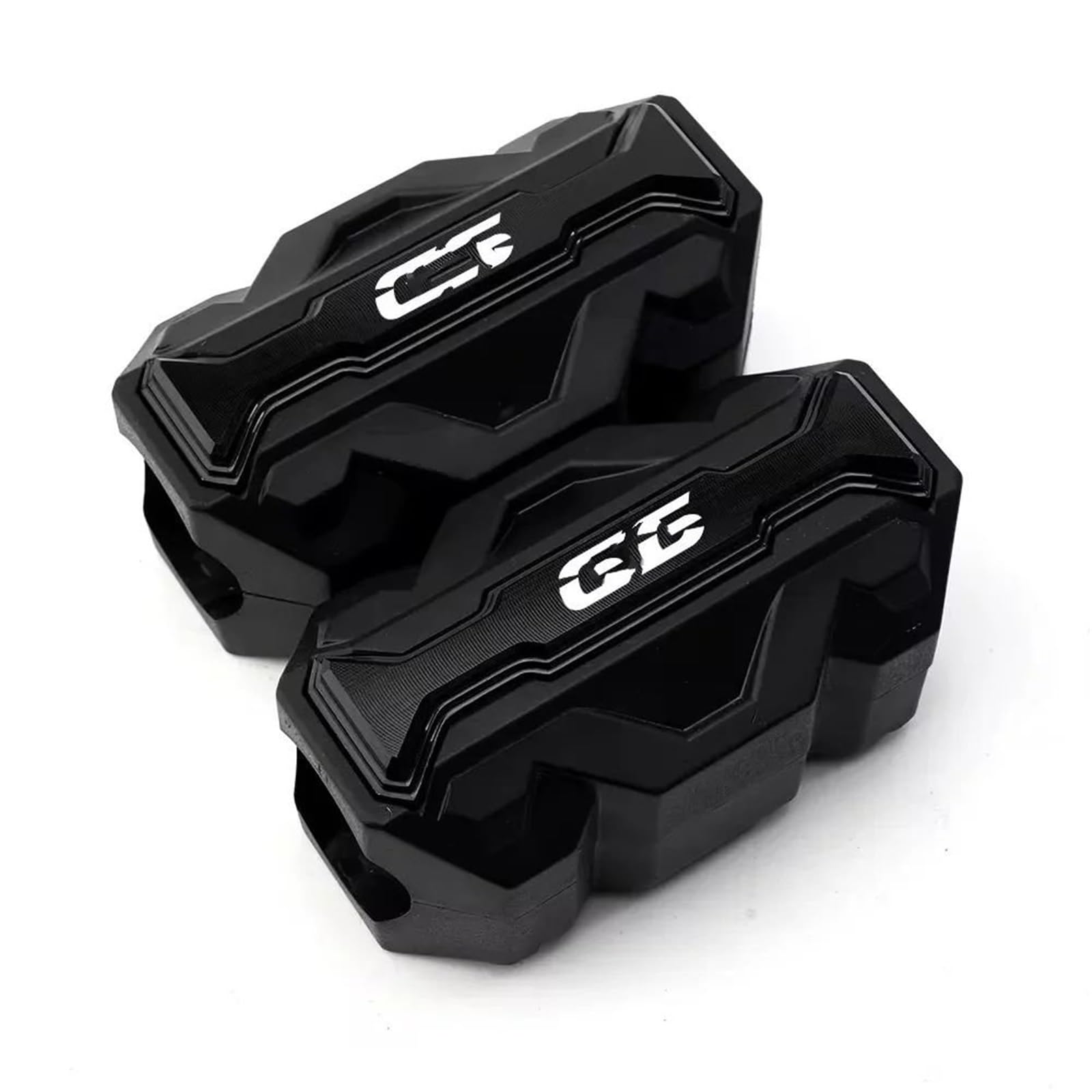 VNABIA Kompatibel Mit Für R1200gs Für R1150gs Für R1250gs Lc Für Adventure Motorrad Motor Stoßstange Crash Schutz Dekorative Block Motorrad Schutzblock(T Black) von VNABIA