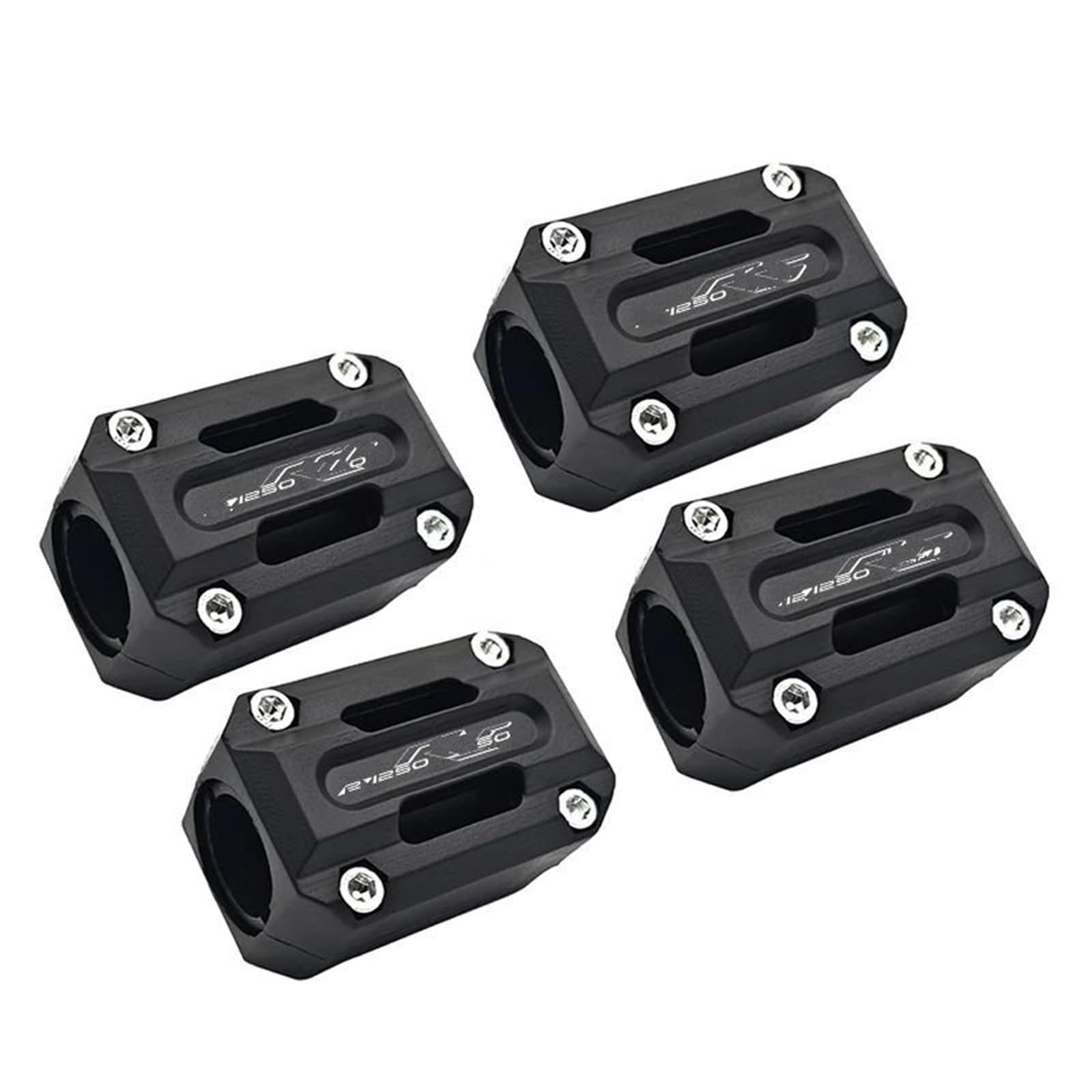 VNABIA Kompatibel Mit Für R1200r 2008-2018 Für R1250r 2019-2024 Für R1200rs Motorrad-Sturzbügel Motorstoßstangen-Schutzblock 22/25/28 Mm Motorrad Schutzblock(O) von VNABIA