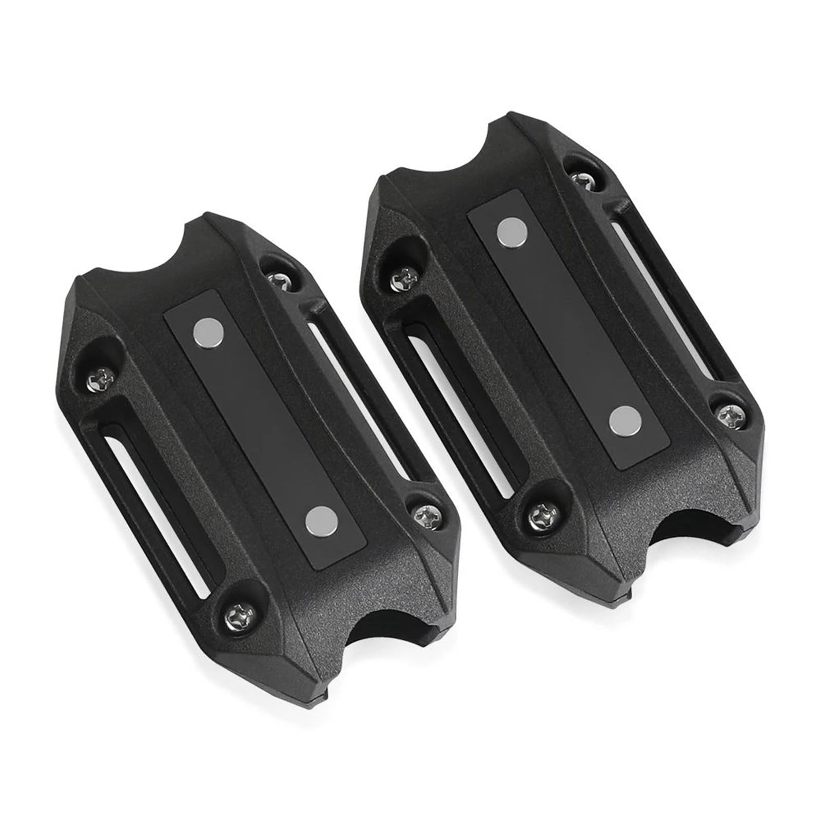 VNABIA Kompatibel Mit Für Z650 Für Z800 Für Z900 Für Z1000 Für Ninja Motorrad-Motor-Crash-Bar-Schutz Stoßstange Dekorativer Schutzblock 25mm Motorrad Schutzblock(A Black) von VNABIA