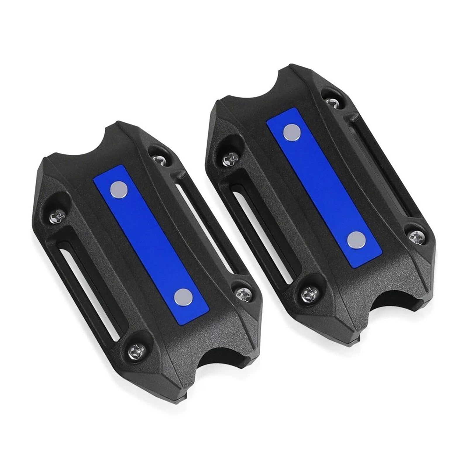VNABIA Kompatibel Mit Für Z650 Für Z800 Für Z900 Für Z1000 Für Ninja Motorrad-Motor-Crash-Bar-Schutz Stoßstange Dekorativer Schutzblock 25mm Motorrad Schutzblock(A Blue) von VNABIA