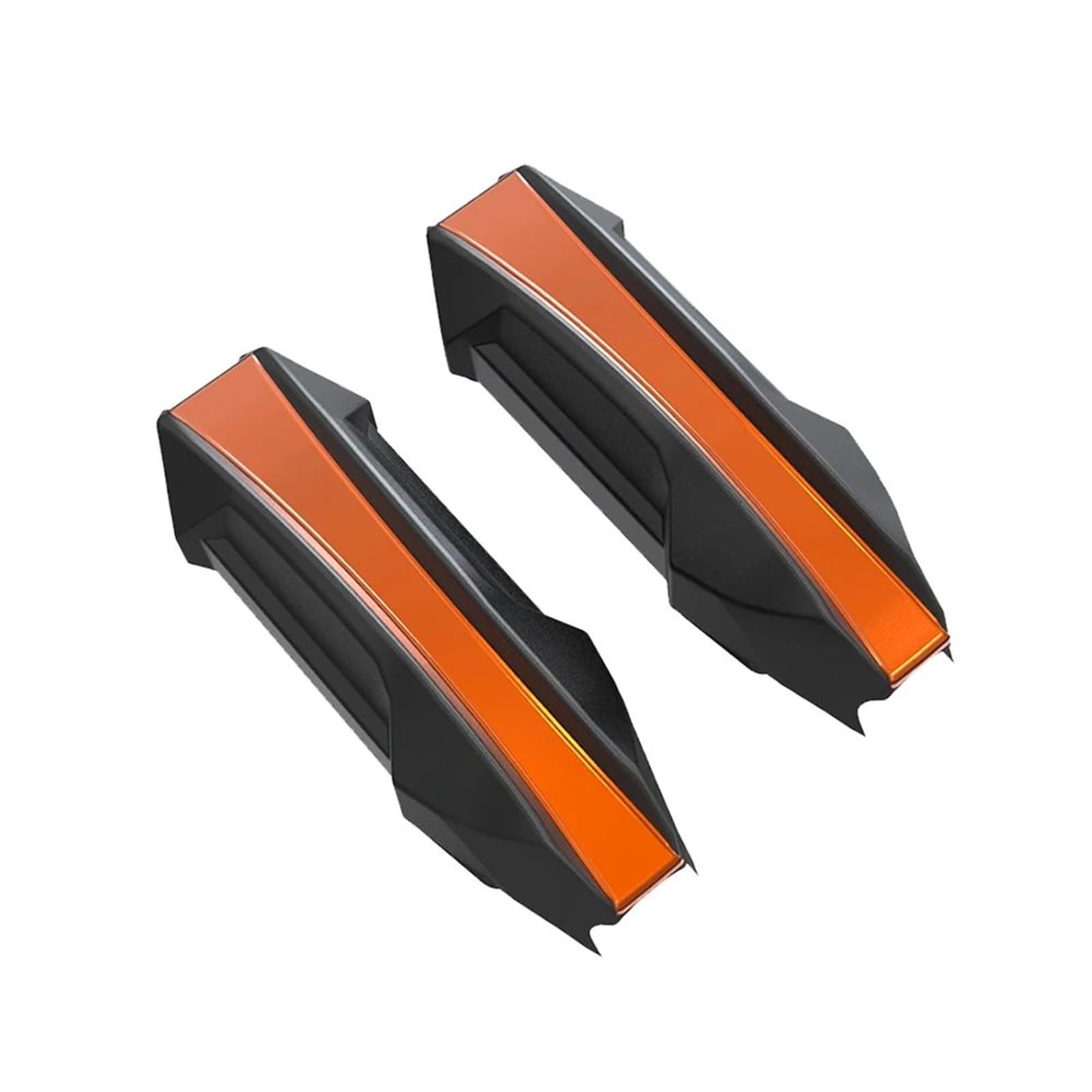 VNABIA Kompatibel Mit Für Z650 Für Z800 Für Z900 Für Z1000 Für Ninja Motorrad-Motor-Crash-Bar-Schutz Stoßstange Dekorativer Schutzblock 25mm Motorrad Schutzblock(B Orange) von VNABIA