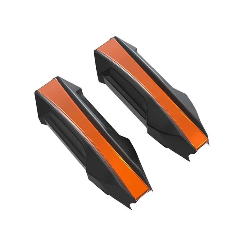 VNABIA Kompatibel Mit Für Z650 Für Z800 Für Z900 Für Z1000 Für Ninja Motorrad-Motor-Crash-Bar-Schutz Stoßstange Dekorativer Schutzblock 25mm Motorrad Schutzblock(B Orange) von VNABIA