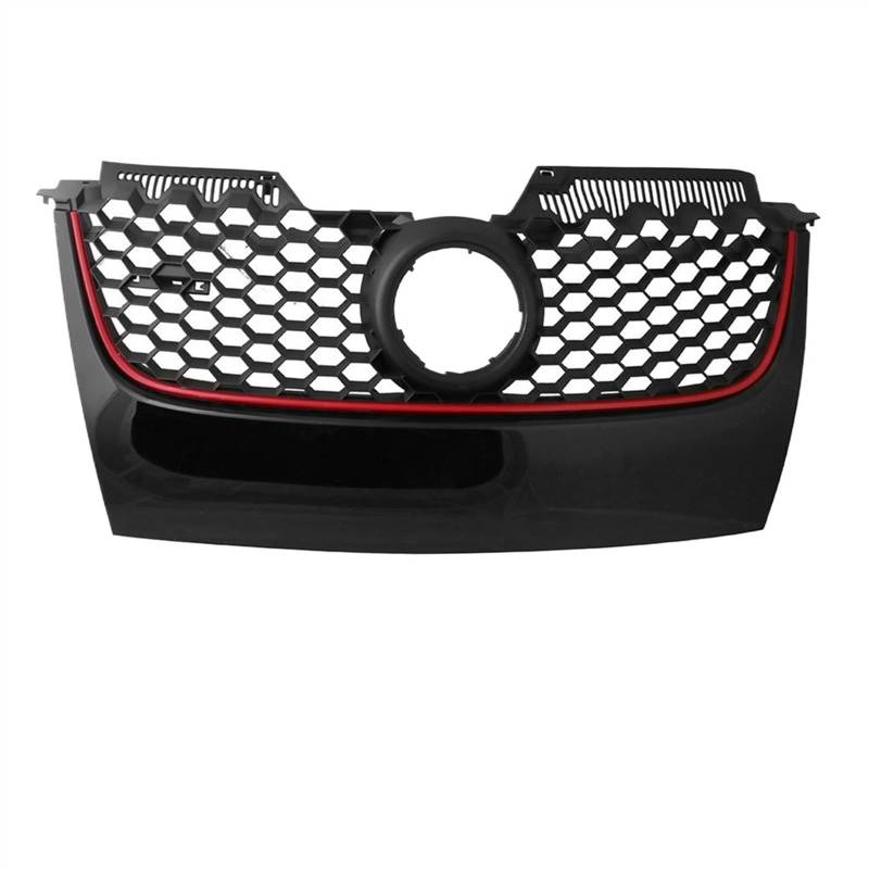 VNABIA Kompatibel Mit Golf Für 5 MK5 V Für GTI Auto-Kühlergrill Stoßstangengrill, Rüttelfester Frontstoßstangengrill Ersatz Geeignet Kühlergrill Doppelsteg von VNABIA