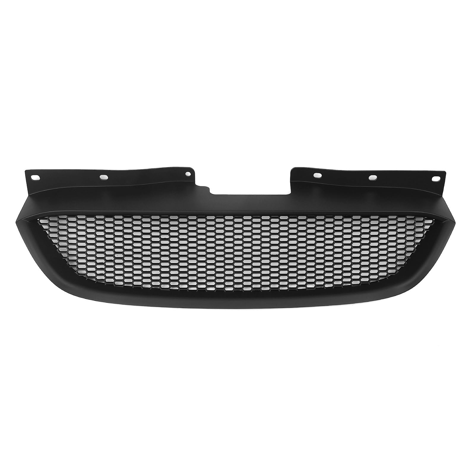 VNABIA Kompatibel Mit Hyundai Für Genesis Für Coupe 2008 2009 2010 2011 2012 Obere Stoßstangenhaube Mesh Grid Frontgrill Auto Frontkühlergrill Kühlergrill Doppelsteg(Matte Black) von VNABIA