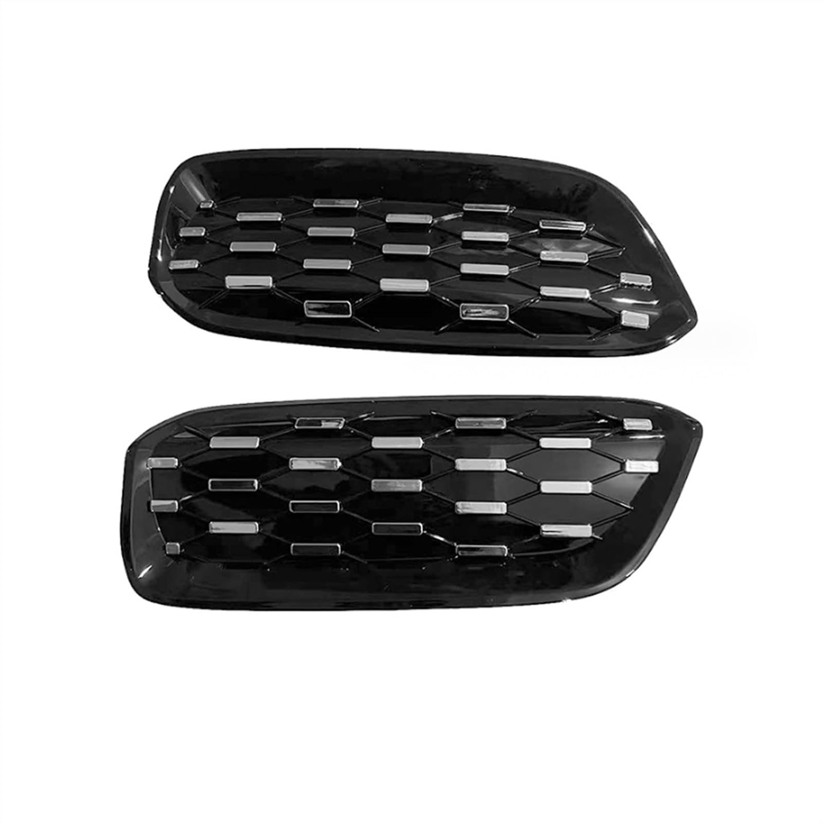 VNABIA Kompatibel Mit I3 2013 2014 2015 2016 2017 2018 2019 2020 2021 Auto Frontstoßstange Nierenhaube Kühlergrill Auto Frontkühlergrill Kühlergrill Doppelsteg(Silver) von VNABIA