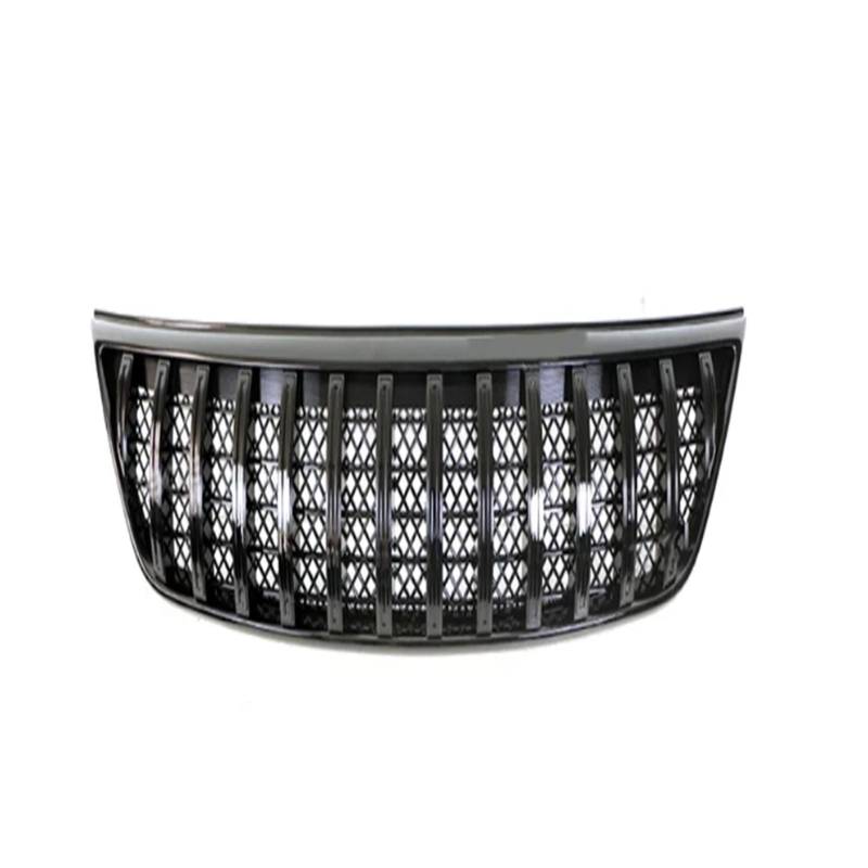 VNABIA Kompatibel Mit K&ia Für Sorento 2009 2010 2011 2012 2013 2014 2015 Auto Stoßfänger Mesh Front Einlass Grille Modifikation Zubehör Dekorativ Kühlergrill Doppelsteg(Black,2013-2015) von VNABIA