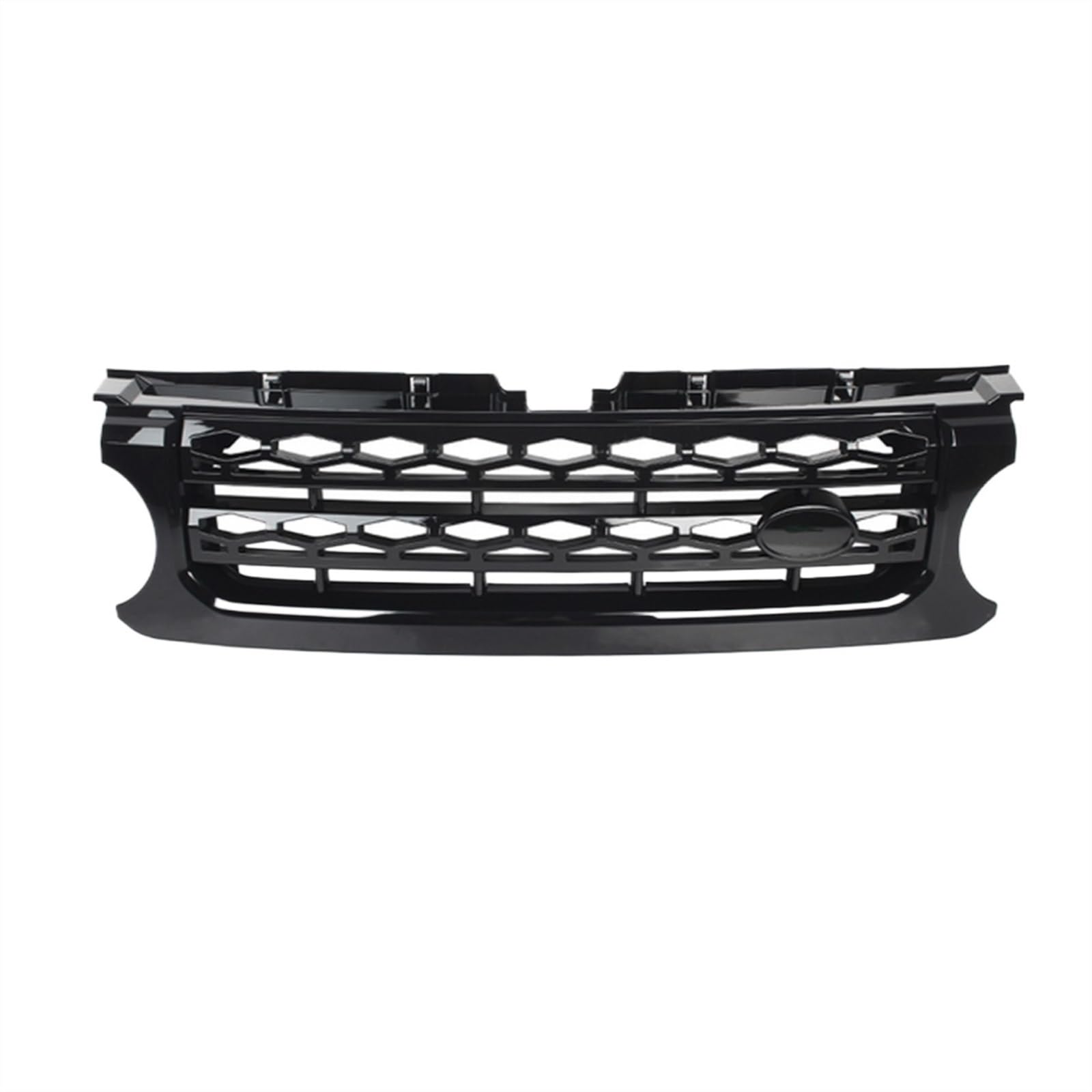 VNABIA Kompatibel Mit Land Für Rover Für Discovery LR4 2010 2011 2012 2013 Autozubehör Frontstoßstangengrill Mittelpanel Styling Oberer Grill Kühlergrill Doppelsteg(Black) von VNABIA