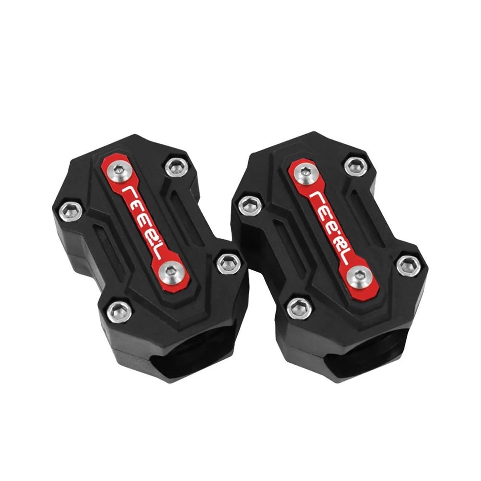VNABIA Kompatibel Mit Rebel 500 1100 300 Für Cmx 500 300 1100 Motorrad Motor Crash Bar Schutz Stoßstange Schutz Block 22/25/28mm Motorrad Schutzblock(Red) von VNABIA