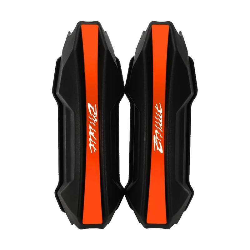 VNABIA Kompatibel Mit Suzuki Für Bandit Motorrad Motorschutz Stoßstangenblock Crash Bar Schutz Dekorative Blöcke Zubehör 25mm Motorrad Schutzblock(Orange) von VNABIA
