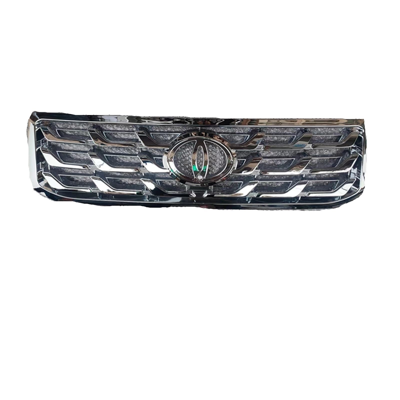 VNABIA Kompatibel Mit Toyota Für Land Für Cruiser 120 Für Prado Lc120 Fj120 2700 4000 2003 2004 2005 2006 2007 2008 2009 Frontstoßstangen-Kühlergrill Kühlergrill Doppelsteg(Style 4) von VNABIA