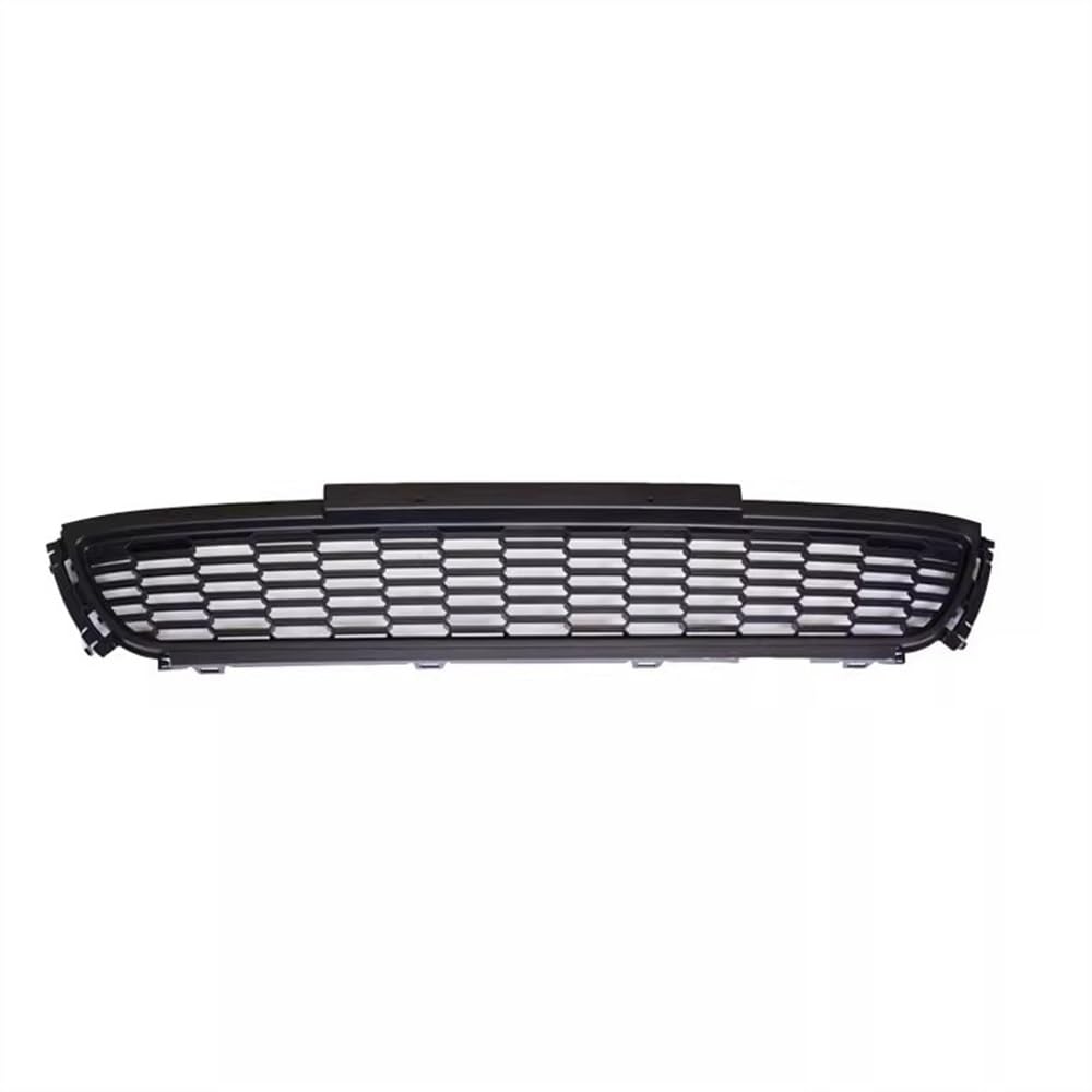 VNABIA Kompatibel Mit VW Für Polo 2011 2012 2013 Auto Front Center Stoßstangengrill Rennkühlergrill Abdeckung Dekorativer Heller Streifen Ersatz Kühlergrill Doppelsteg(Black) von VNABIA