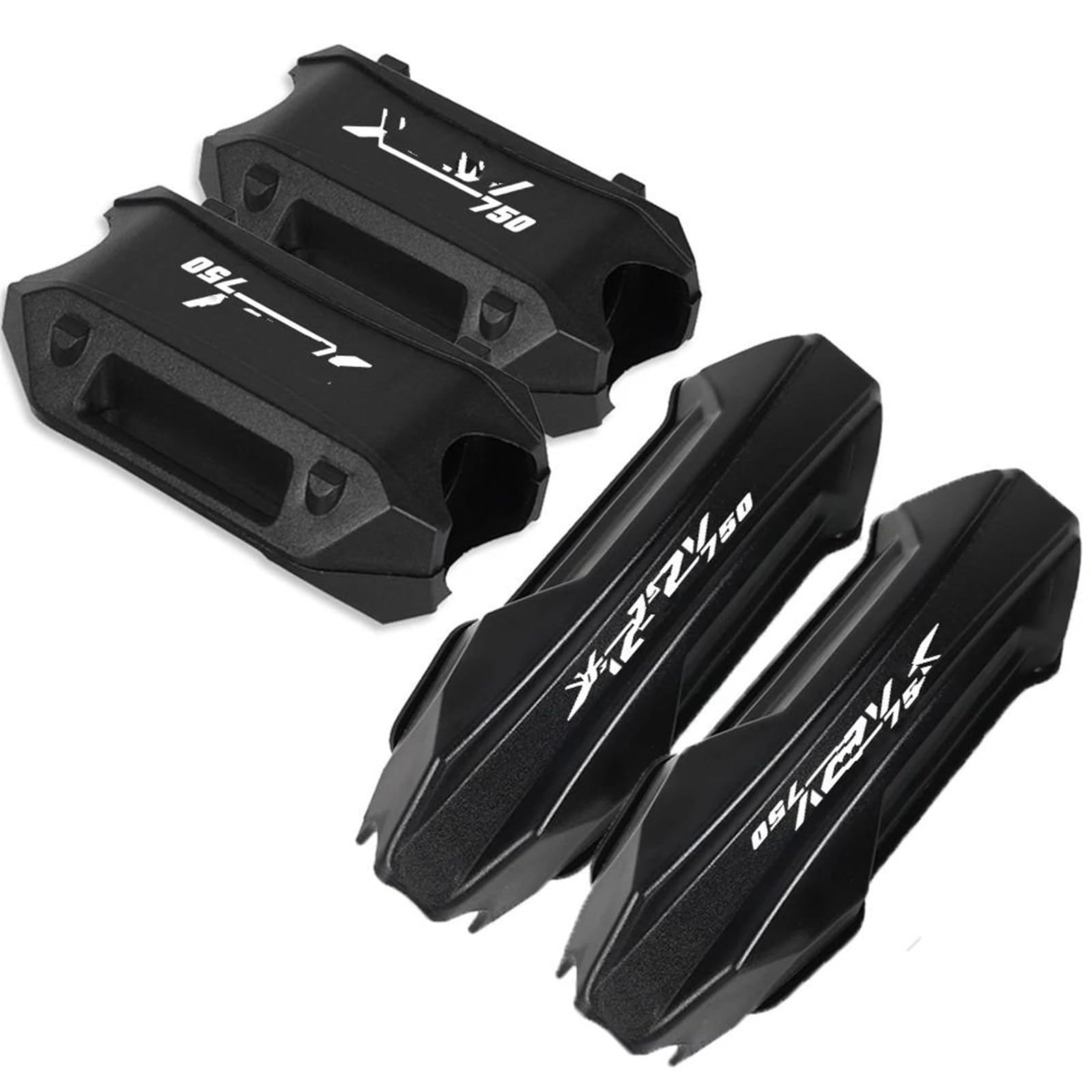 VNABIA Kompatibel Mit X-ADV 750 Für XL700 Für XL700V Motorrad Stoßstange Motor Schutz Schutz Crash Bar Dekorative Blöcke 25MM Motorrad Schutzblock(H) von VNABIA