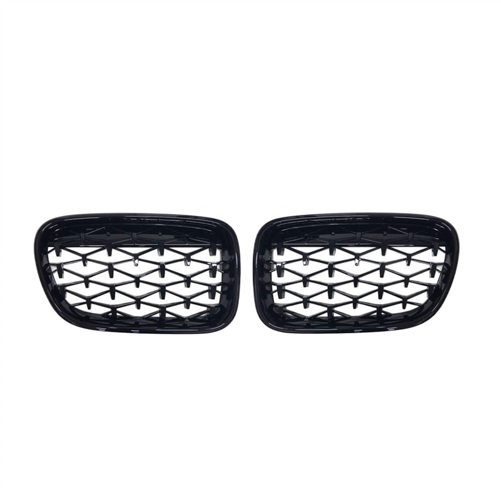 VNABIA Kompatibel Mit X3 F25 2010 2011 2012 2013 Auto Front Niere Stoßstange Kühlergrill OEM: 51712297589 51117210725 51712297590 51117210726 Kühlergrill Doppelsteg(Black) von VNABIA
