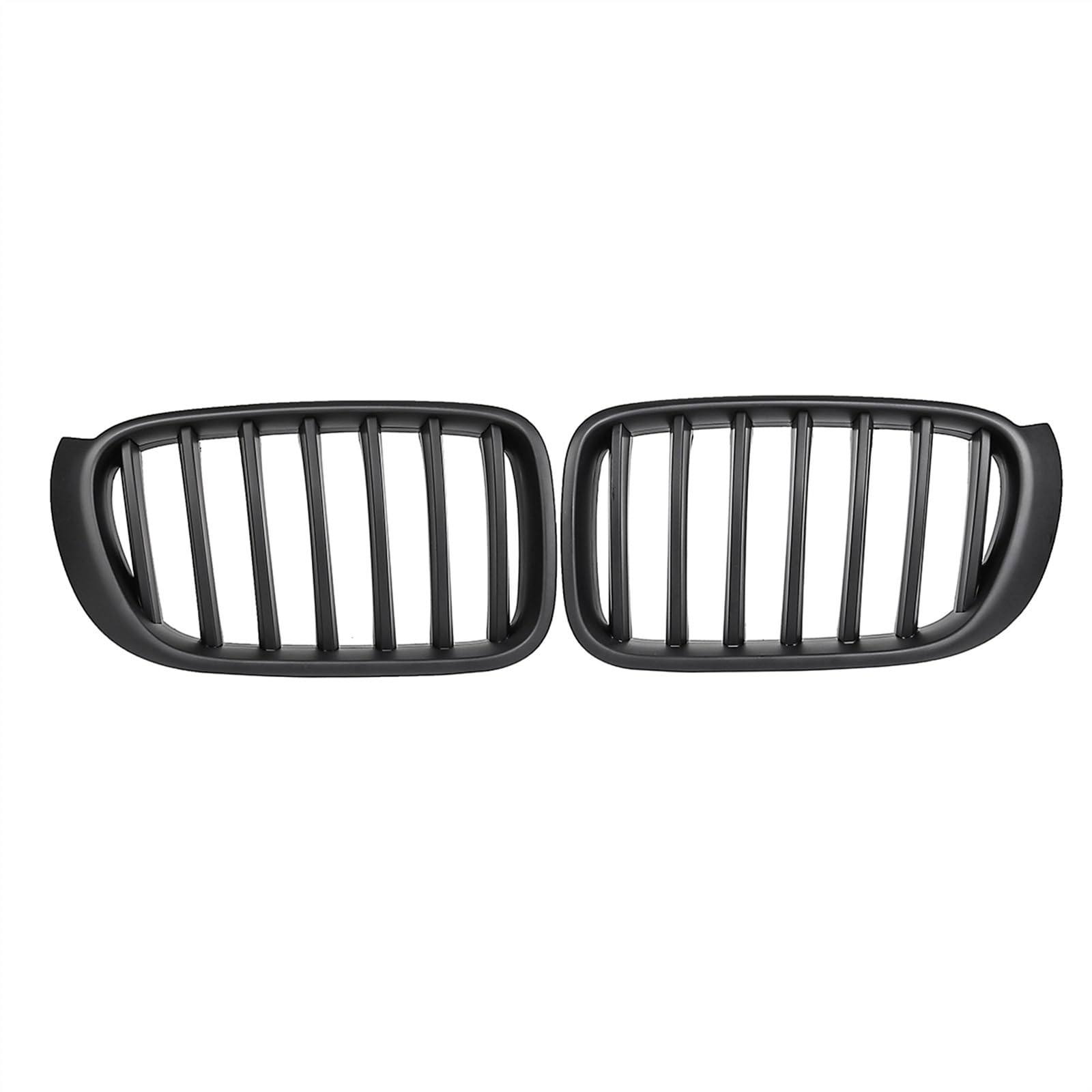 VNABIA Kompatibel Mit X3 F25 X4 F26 2014 2015 2016 2017 Auto Front Nierengrill Grille Einzellamelle Ersatz Racing Stoßfänger Grills Ersatz Kühlergrill Doppelsteg(Matte Black) von VNABIA