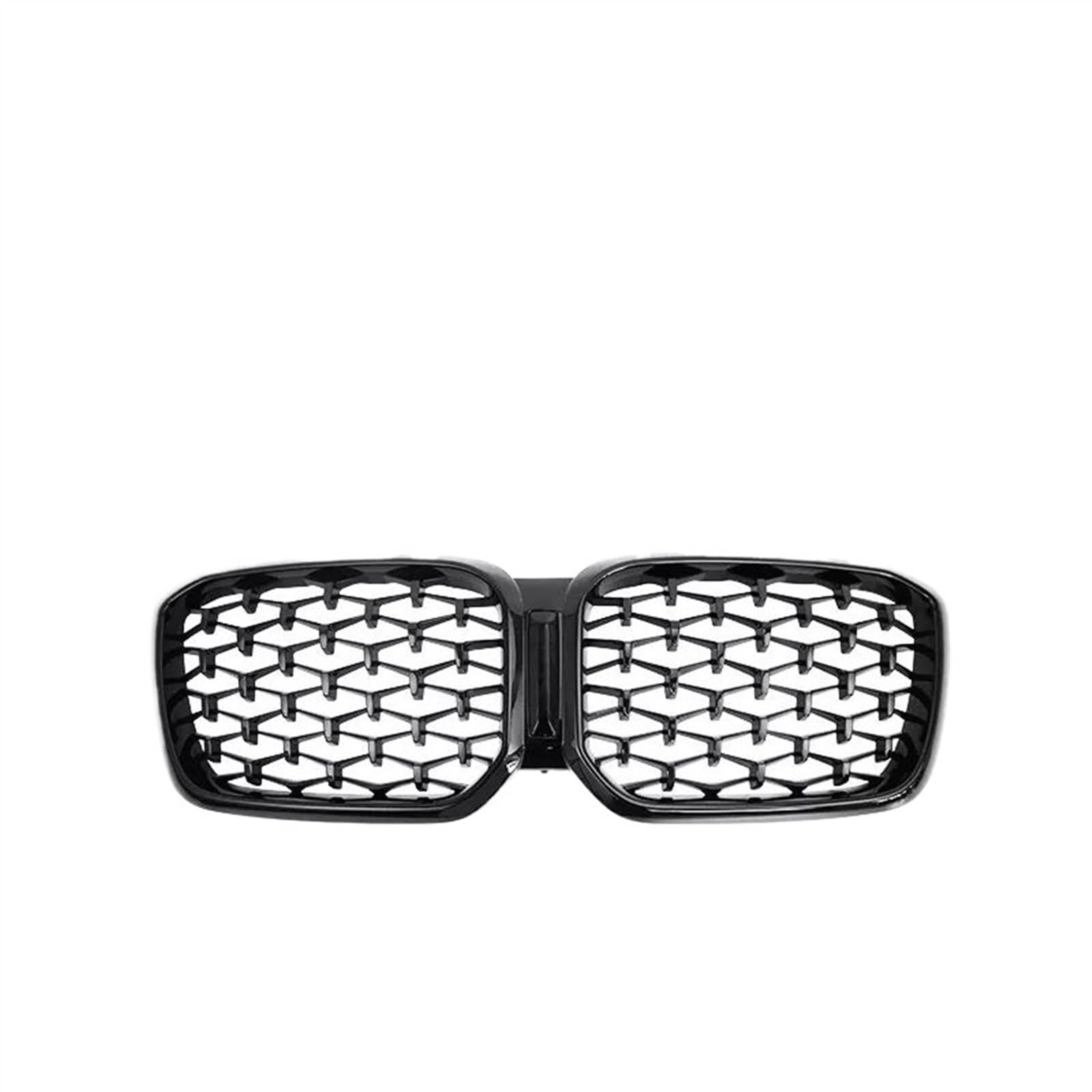 VNABIA Kompatibel Mit X3 G01 X4 G02 2022 2023 SDrive20i XDrive20i M40i Auto Front Niere Doppel Grill Auto Front Stoßstange Kühlergrill Kühlergrill Doppelsteg(Black) von VNABIA