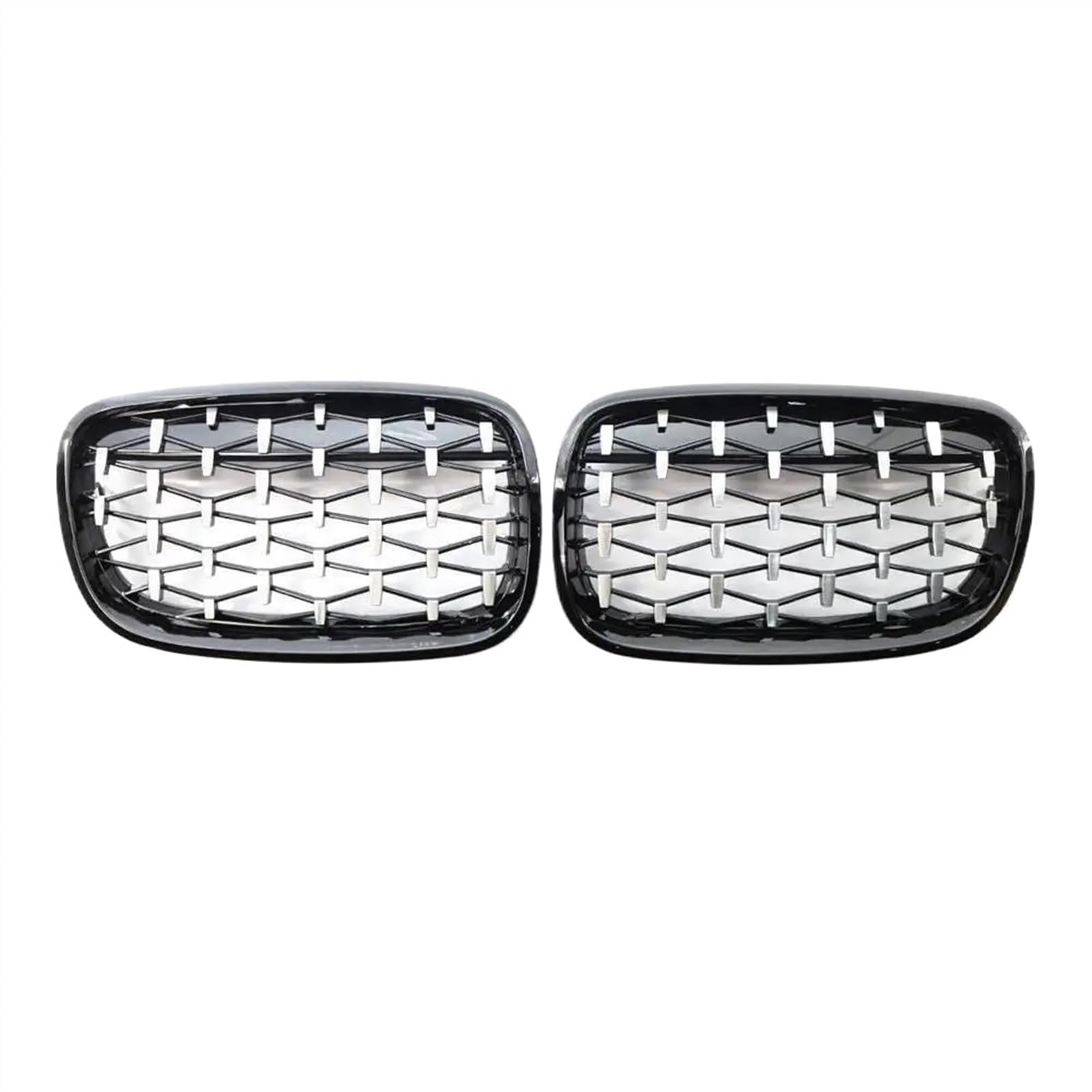 VNABIA Kompatibel Mit X5 E70 X6 E71 2007 2008 2009 2010 2011 2012 2013 Frontnierengrill OEM: 51137157687 51137157688 51137185223 51137185224 Kühlergrill Doppelsteg(Black Frame) von VNABIA