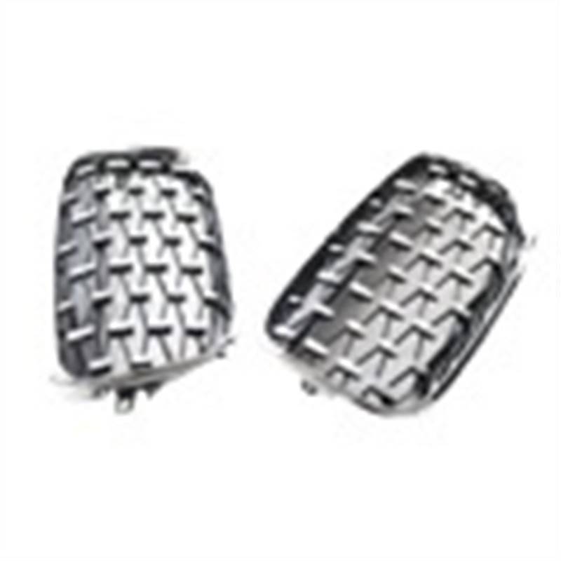 VNABIA Kompatibel Mit X5 E70 X6 E71 2007 2008 2009 2010 2011 2012 2013 Frontnierengrill OEM: 51137157687 51137157688 51137185223 51137185224 Kühlergrill Doppelsteg(Silver Frame) von VNABIA