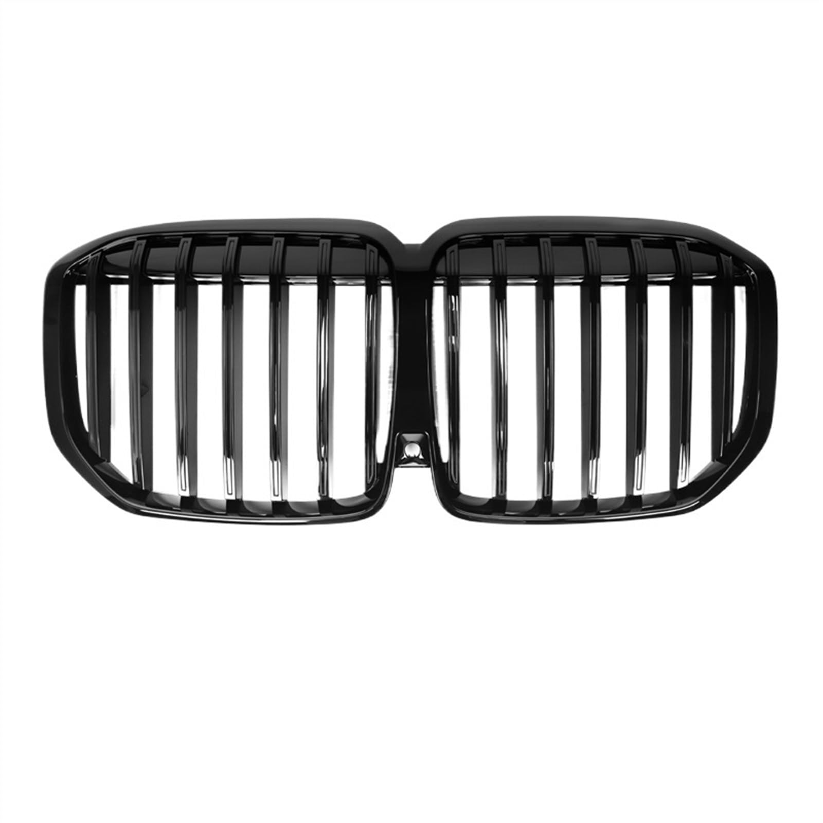 VNABIA Kompatibel Mit X7 G07 2022 2023. Auto-Frontnierengrill, Einzellamellengrill, Glänzend Schwarz, Fronthauben-Stoßstangengrilleinsatz, Ersatz Kühlergrill Doppelsteg(Black) von VNABIA