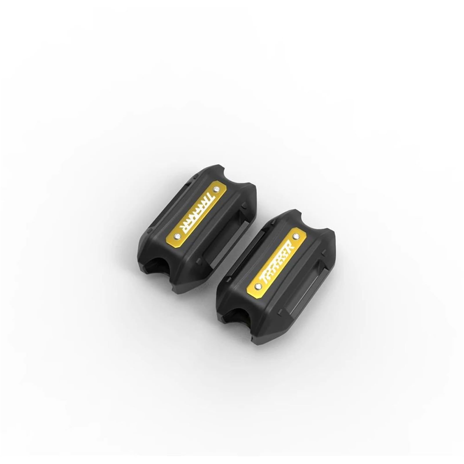 VNABIA Kompatibel Mit Yamaha Für Tracer 900Gt 700Gt Motorrad Stoßstange Motorschutz Schutzblock Crash Bar Dekorative Blöcke 25mm Motorrad Schutzblock(Yellow) von VNABIA