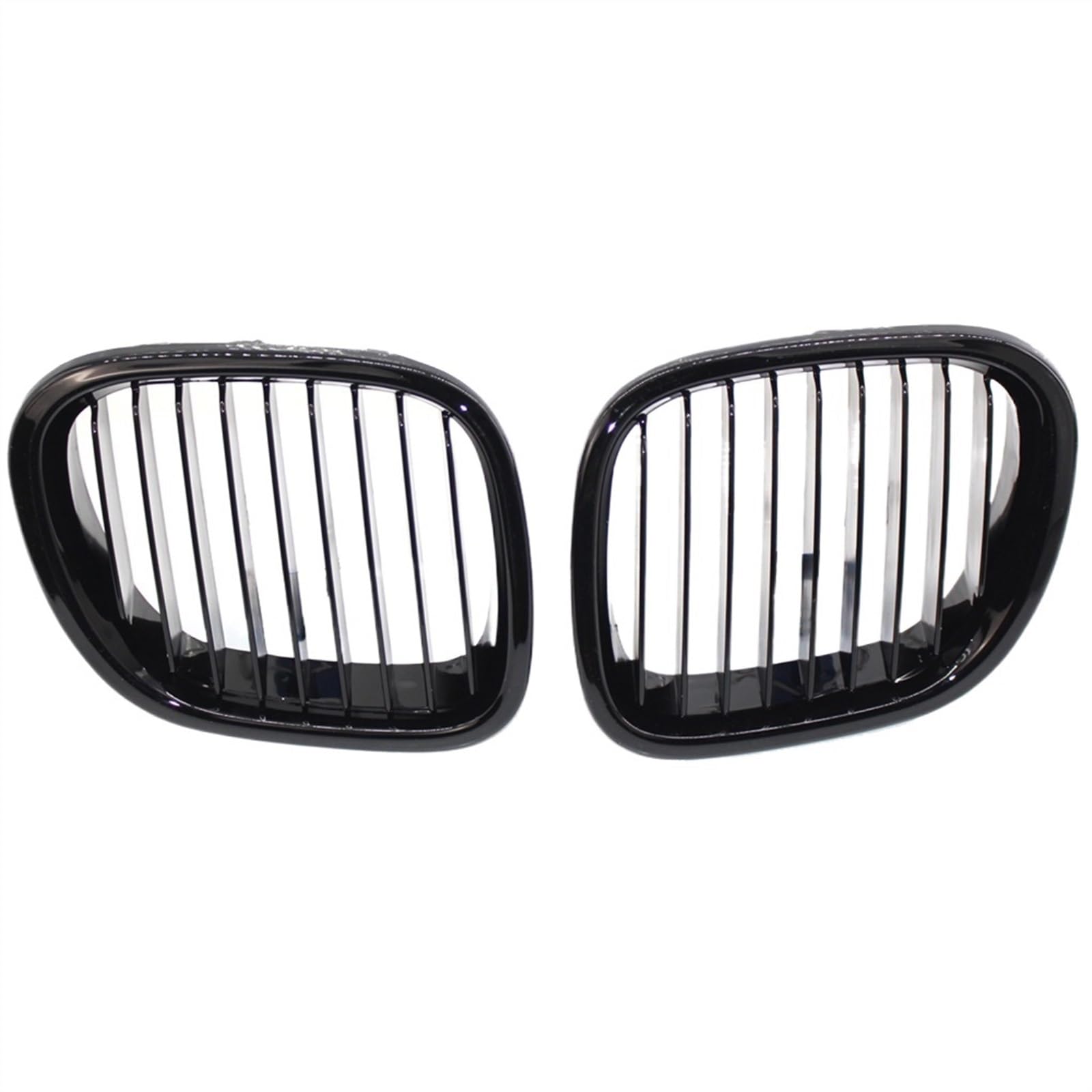 VNABIA Kompatibel Mit Z3 1996 1997 1998 1999 2000 2001 2002 Front Niere Grille Schwarz Links Rechts Seite Grille OEM:51138412950 51138412949 Kühlergrill Doppelsteg(Gloss Black) von VNABIA