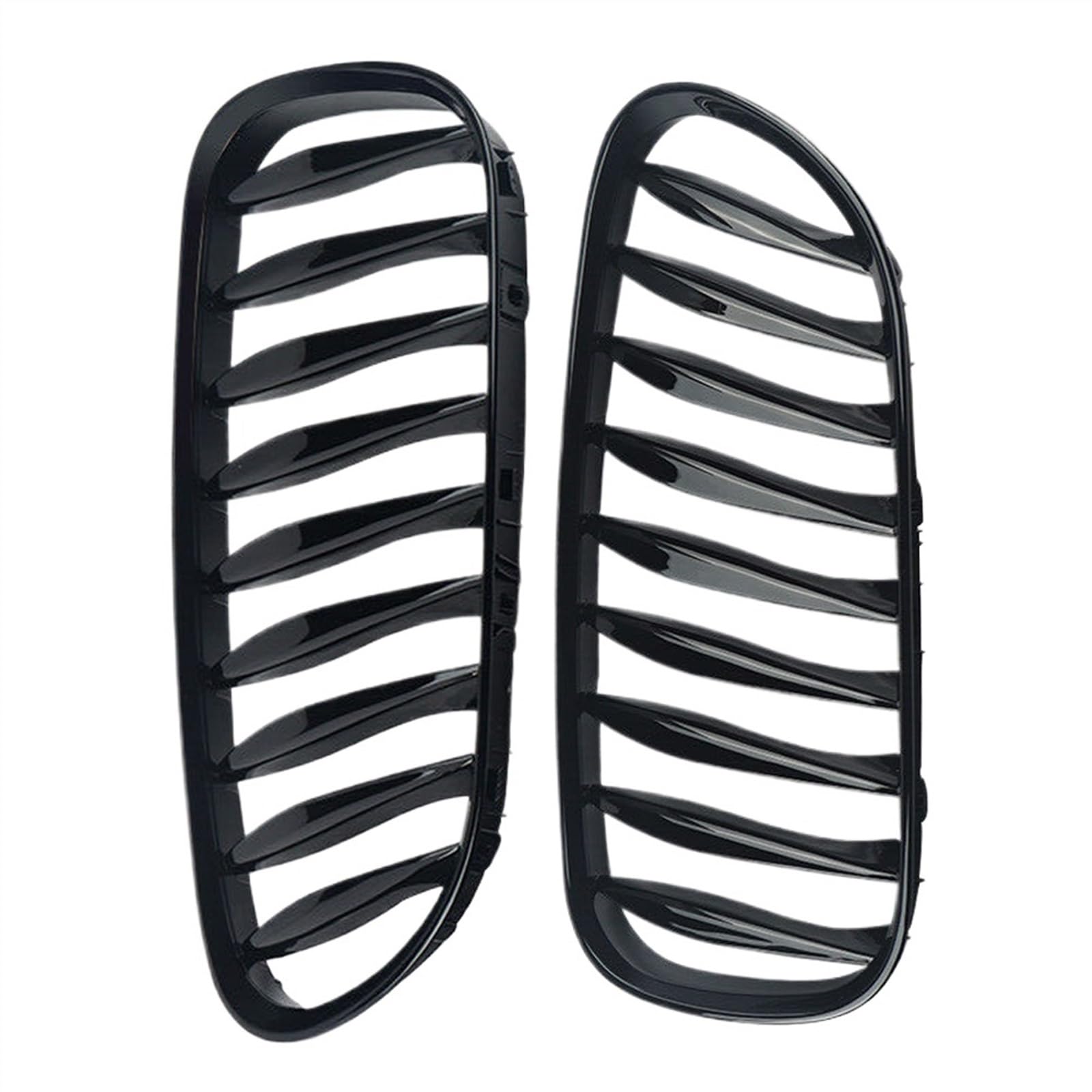 VNABIA Kompatibel Mit Z4 E85 2003 2004 2005 2006 2007 2008 2009 E86 2005 2006 2007 2008 Auto Front Nieren Kühlergrill Glanz Schwarz Racing Grills Kühlergrill Doppelsteg(Gloss Black) von VNABIA