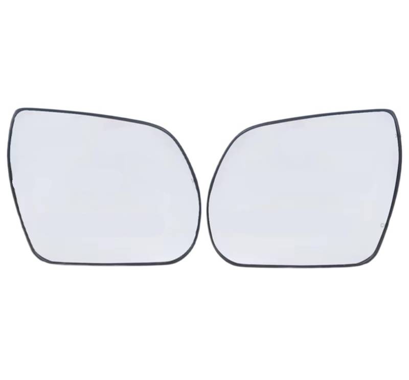 VNABIA Rückspiegel Kompatibel Mit Hyundai Für Santa Fe 2009 2010 2011 2012, Autozubehör, Rückspiegel-Objektiv Für Außenspiegel, Glas Mit Heizung(A Pair) von VNABIA