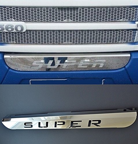 1 x Edelstahl vorne unten Grill Badge Super Schild Dekoration für Scania R Series von VNVIS