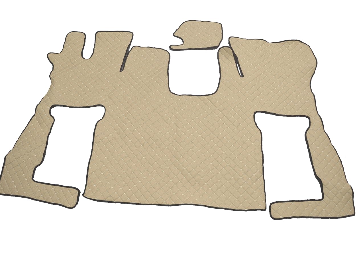 Bodenmatte aus Eco-Leder, kompatibel mit Scania S 2016+, automatisch, Beige Bodenmatte aus Eco-Leder, kompatibel mit Scania S 2016+, automatisch, Beige von VNVIS