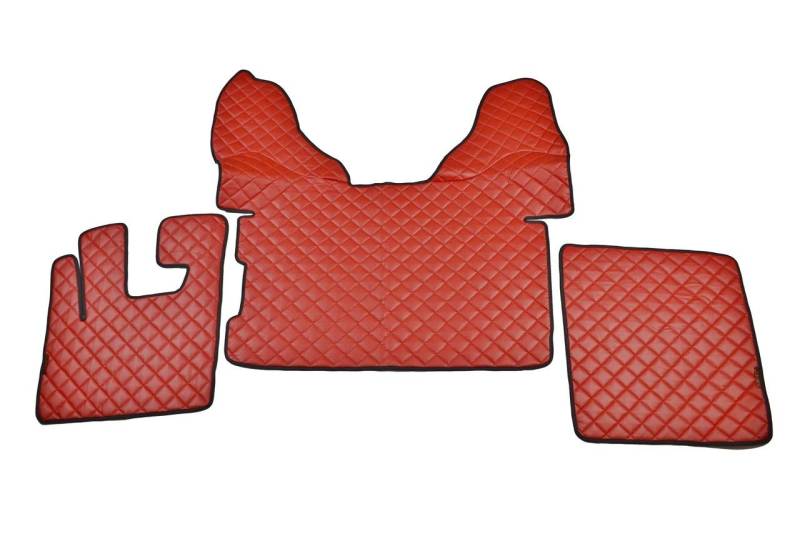 Set Bodenmatten Motormatte Abdeckung für LKW DAF XF 105 (rot) von VNVIS