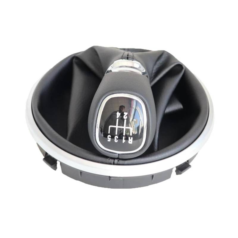 Schaltknauf 5 Geschwindigkeit Schaltknauf Shifter Boot Auto Styling Für Skoda Für Fabia 2 II MK2 Für Combi Für Scout 2007-2014 von VNXWHKGN